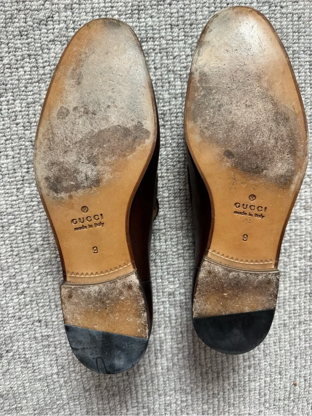 Men's Gucci Brown Leather Bit Loafers